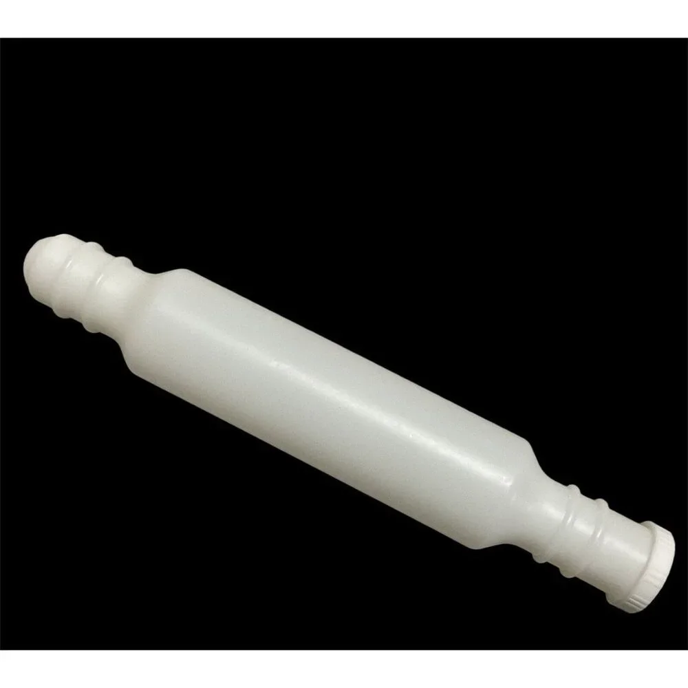 Vintage Tupperware White Dough Rolling Pin Hollow Fill-N-Chill Water Fillable